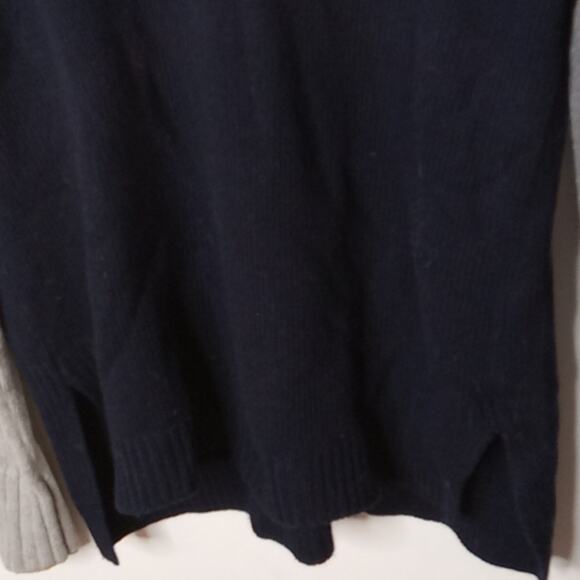 Vince Women's Small/Petite Tri Colorblock Turtleneck Sweater. Y2K, Winter, Warm - Picture 5 of 8